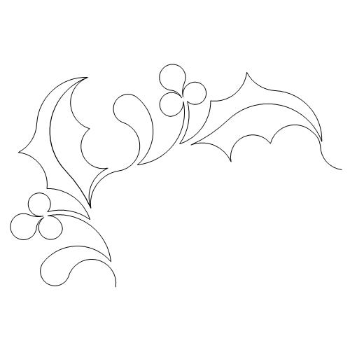 500x500 Christmas Paisley Holly Anne Bright Designs