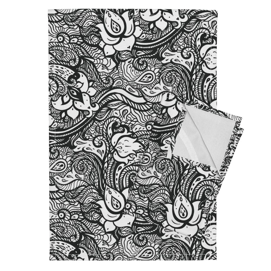 1024x1024 Paisley Hand Drawn Ornament On Orpington