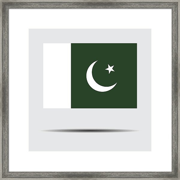 600x600 National Flag Of Pakistan Framed Print