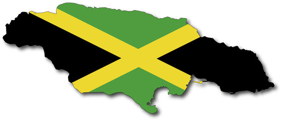 559x240 Vector Flag Map Of Pakistan, Outline Drawing With Shadow