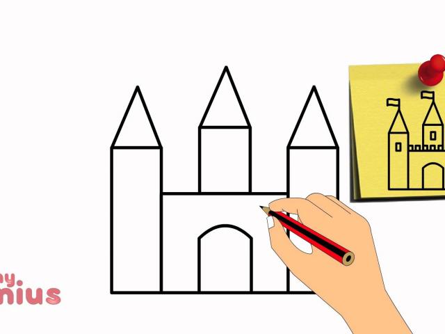 640x480 Free Drawn Palace, Download Free Clip Art