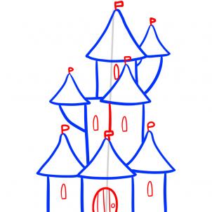 302x302 How To Draw How To Draw A Castle For Kids