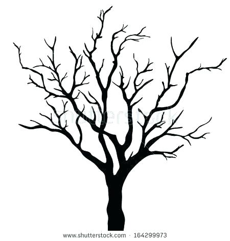 450x470 Family Tree Template No Leaves Craft Great Trunk And Branches