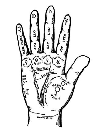 338x435 Palm Reading Diagram