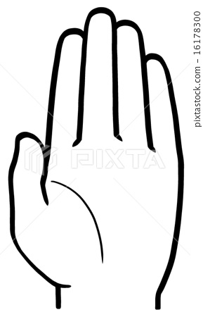 289x450 Hand Raised Palm