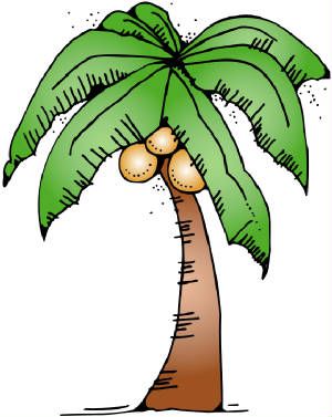 300x377 Palm Tree Clip Art Scrapbook Images, Clip Art, Beach Drawing