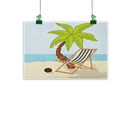 425x425 Josepsh Modern Canvas Painting Wall Art Beach Cartoon
