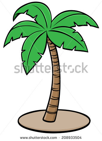 341x470 Palm Tree Drawing