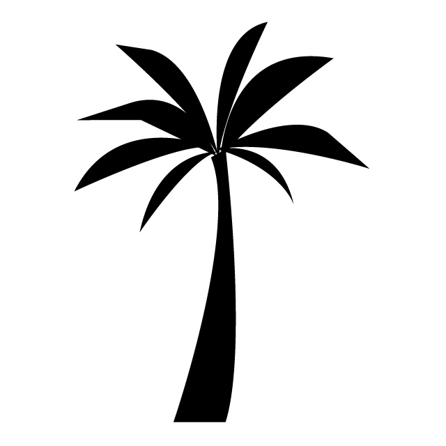 640x640 Palm Tree Icon Free Material Mark Symbol