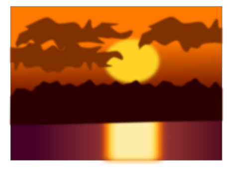468x340 Collection Of Free Sunset Drawing Download On Ui Ex