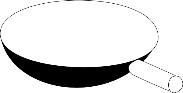 600x306 Cooking Frying Pan Clip Art Free Vector In Open Office Drawing