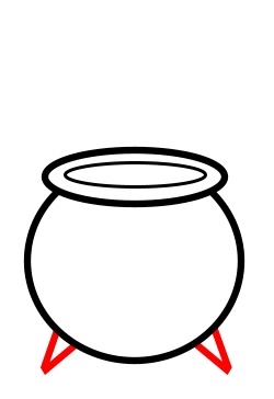 250x364 Drawing A Cartoon Pot