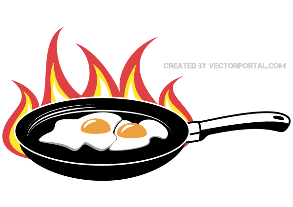 600x425 Fried Egg Clipart Pan Drawing