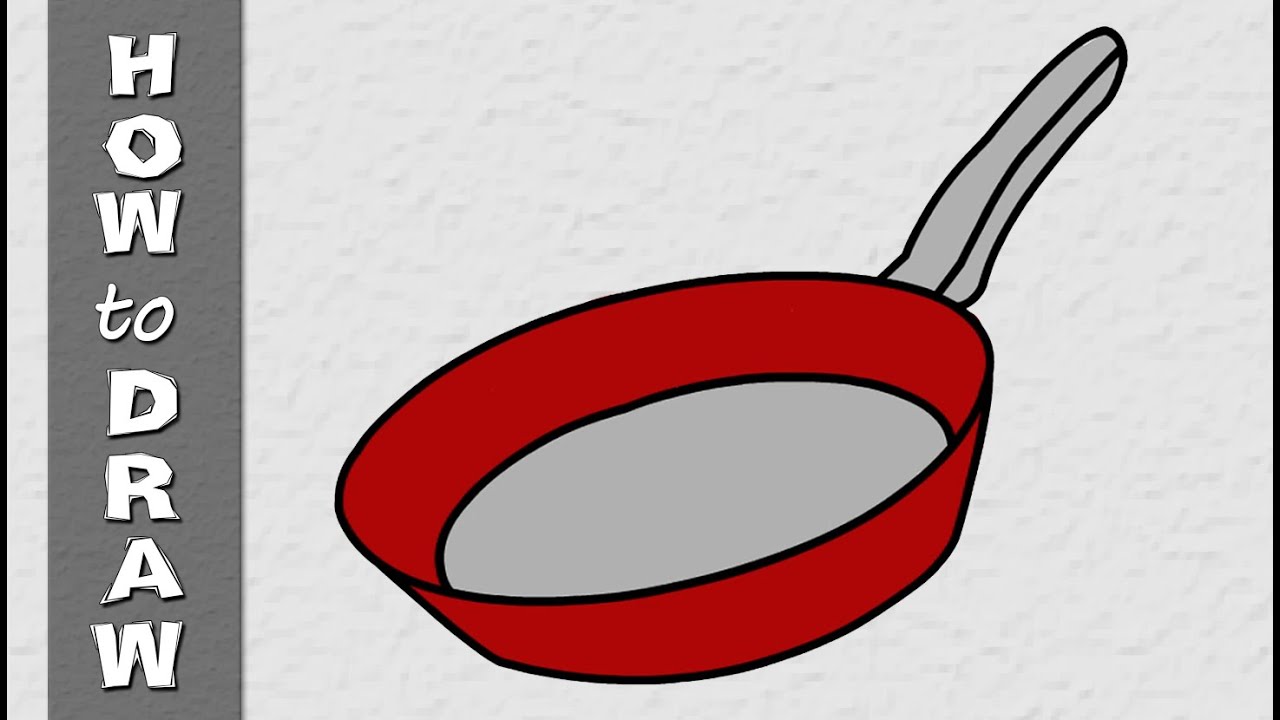 1280x720 How To A Draw Frying Pan Kids Educational Web Series Drawing