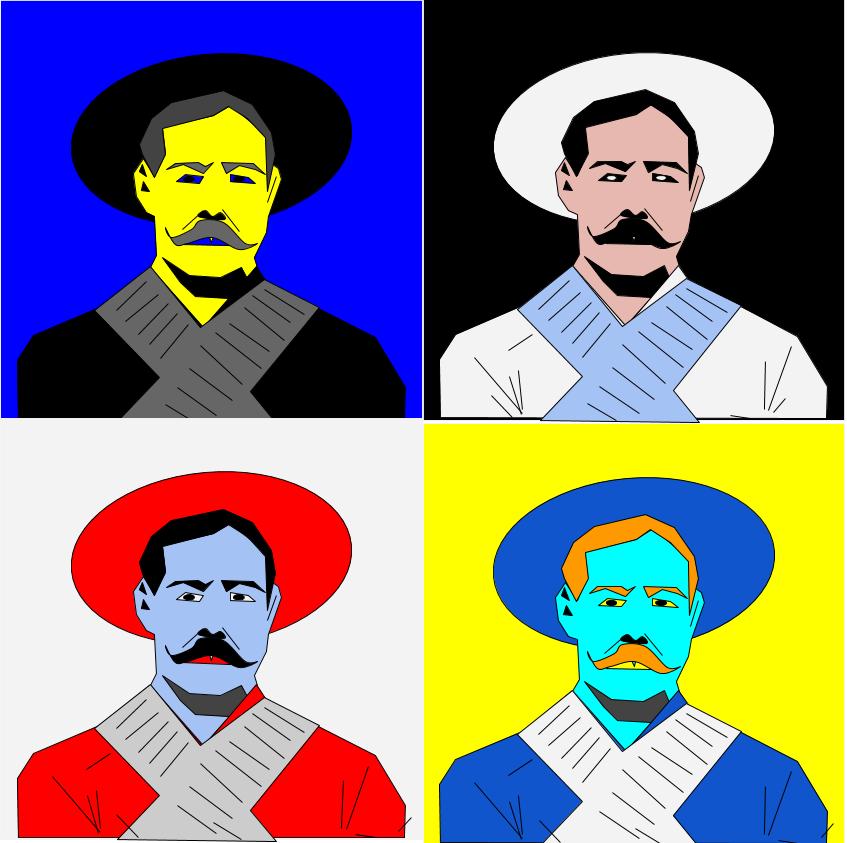 847x843 Pancho Villa Pop Art Jaime Art Portfolio