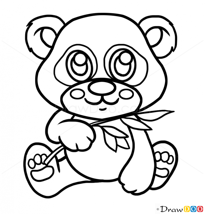 665x694 Panda Drawing Anime For Free Download