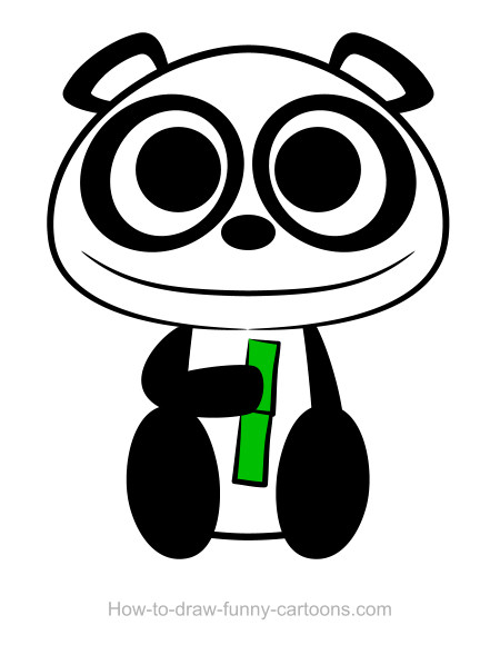 450x580 Panda Drawing