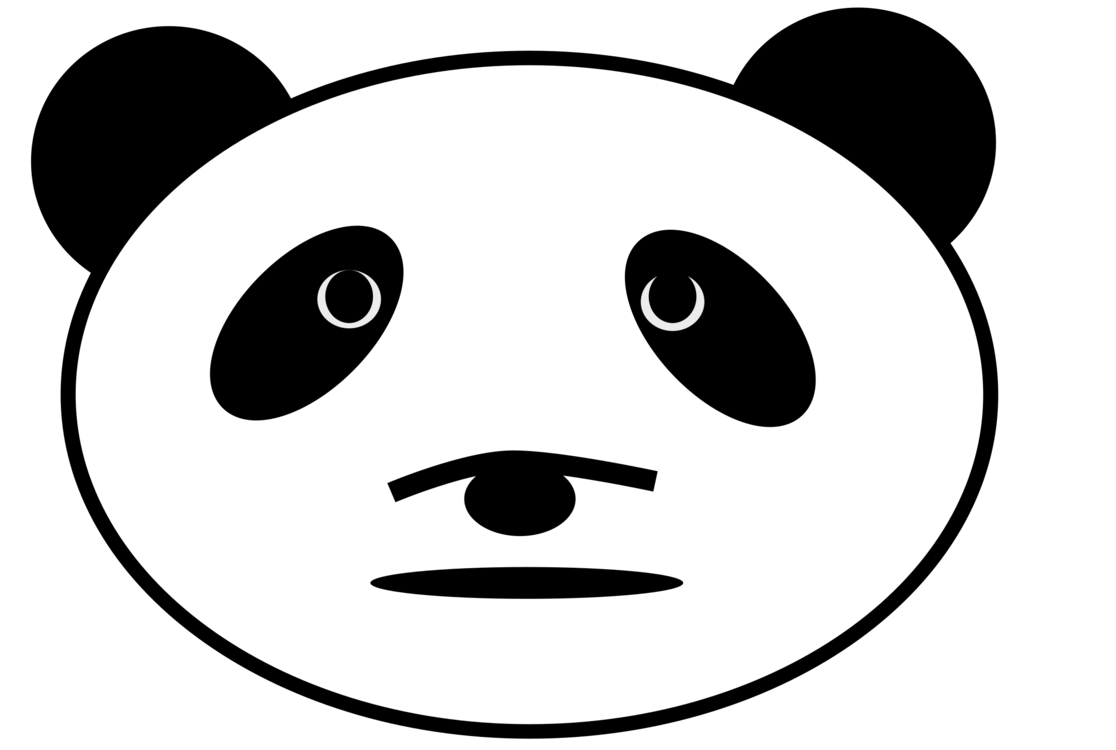 1116x750 Giant Panda Bear Red Panda Drawing Face Cc0