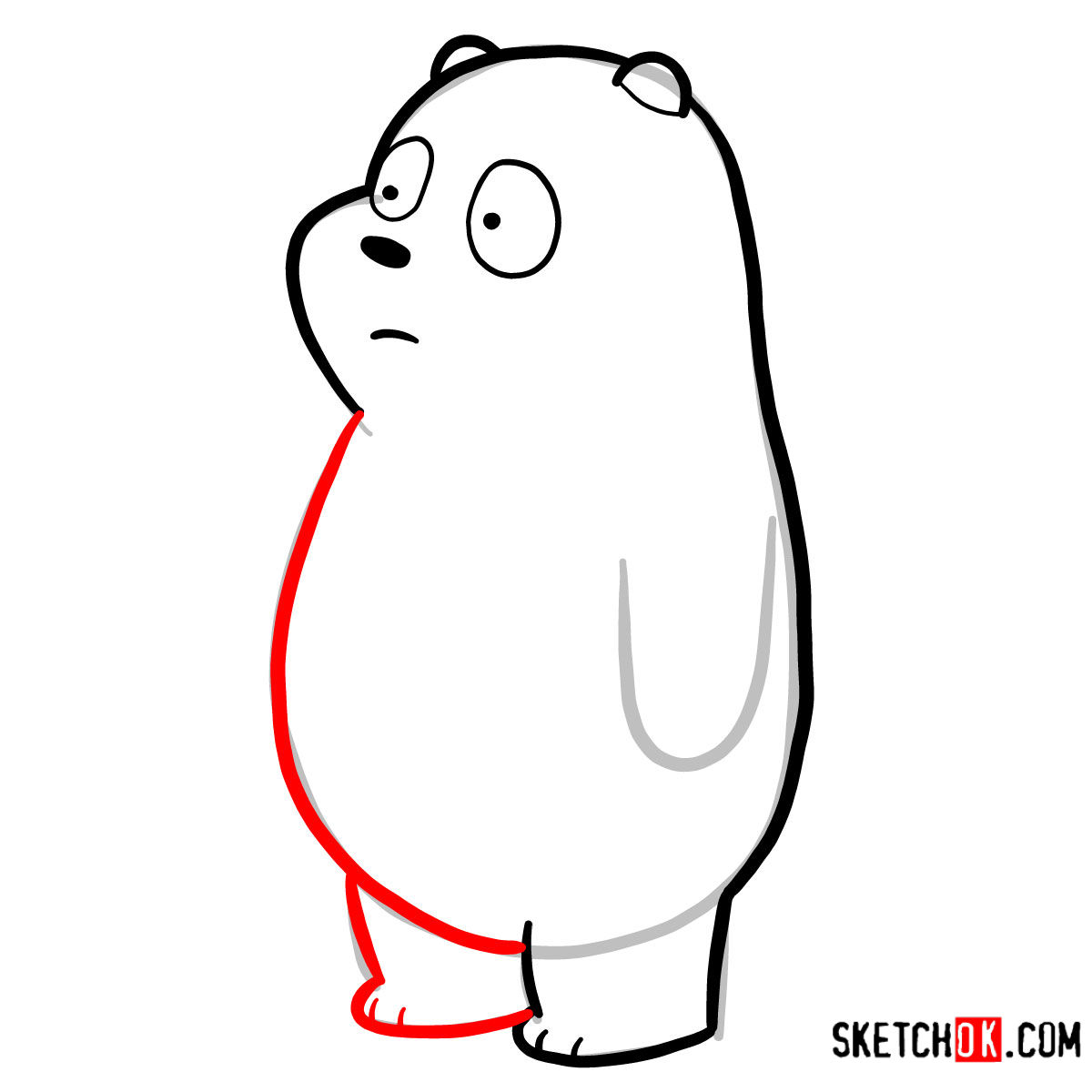 1200x1200 How To Draw Panda Bear We Bare Bears