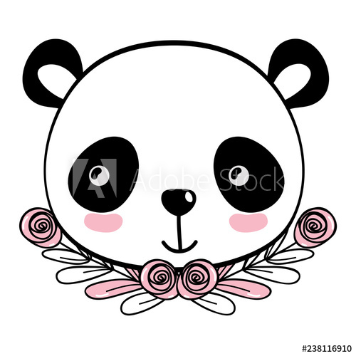500x500 Panda Bear Drawing Cartoon