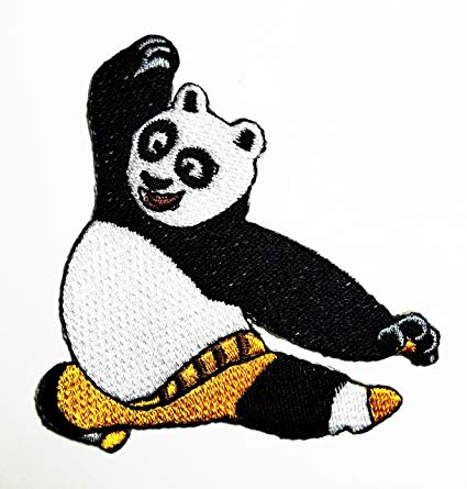 425x445 Hho Kung Fu Panda Cartoon Patch Embroidered Diy