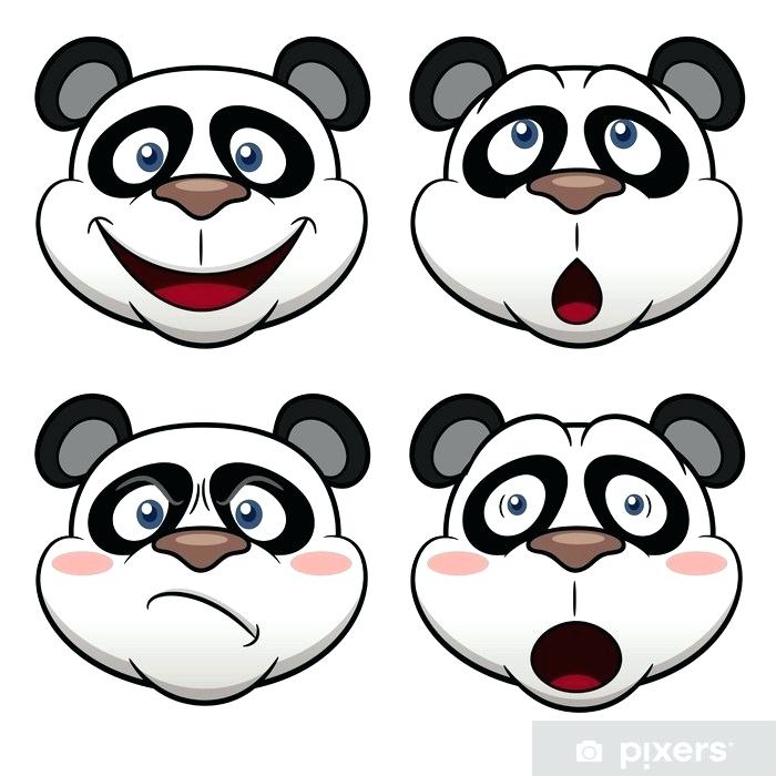 700x700 Panda Face Cartoon