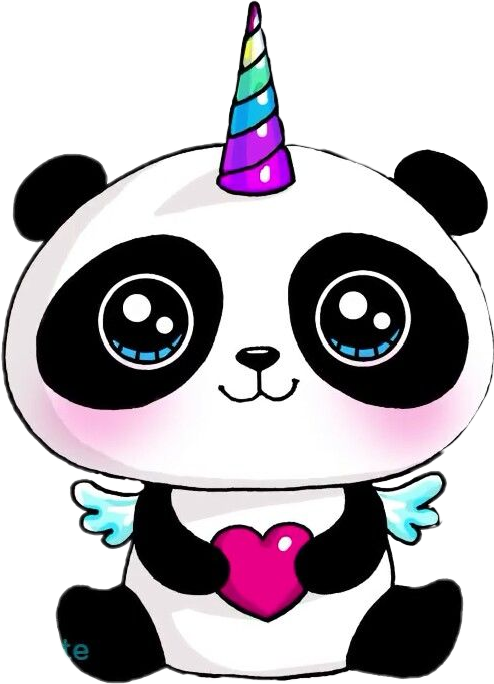 494x684 Drawing Pandas Unicorn Transparent Png Clipart Free Download
