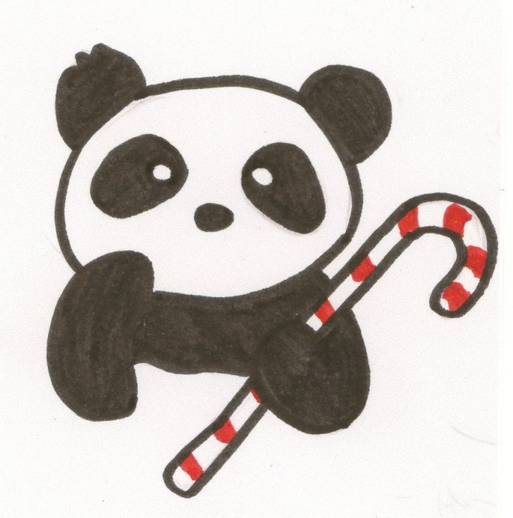 728x736 Cute Drawings Of Pandas Easy Giant Step