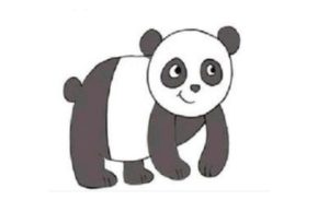 300x194 Lovely Panda How To Draw A Panda In Easy Step