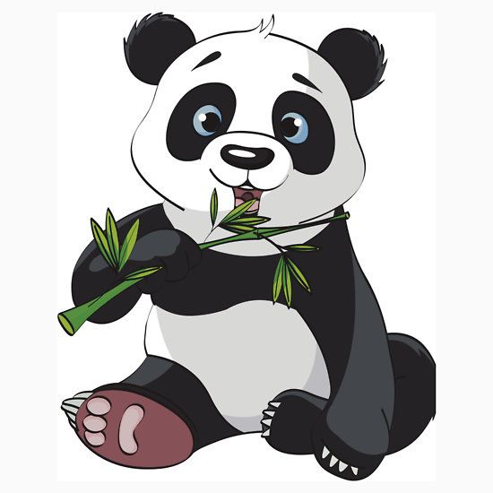 550x550 Cute, Panda Eating Bamboo Leaves,digital Design,kids,modern,girly