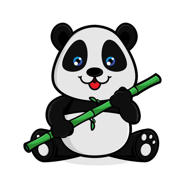 600x600 Panda Eat Bamboo Art Print