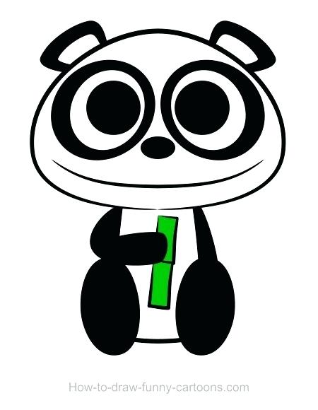 450x580 Easy Panda Drawings Panda Drawing Easy Panda Face Drawings