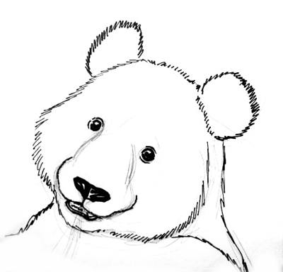 400x384 How To Draw Panda Head And Face
