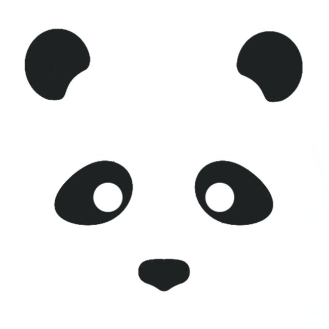 650x650 Panda Face Realistic Panda Face Drawing