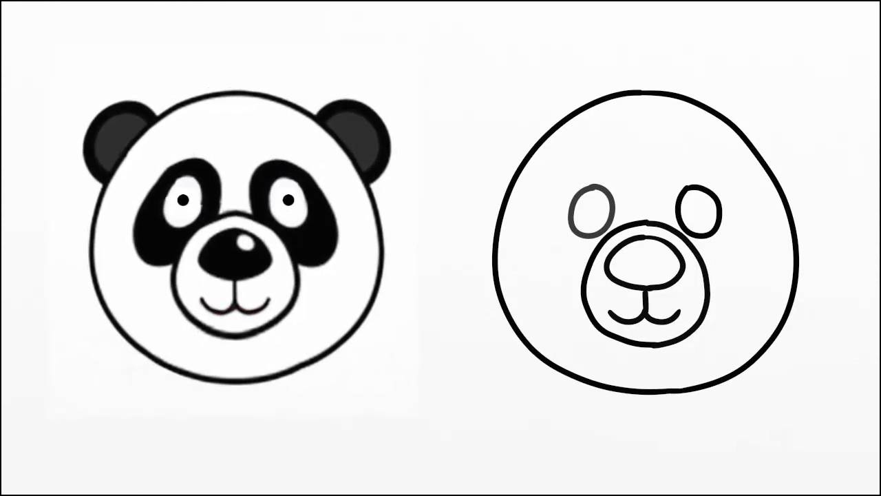 1280x720 Panda Face