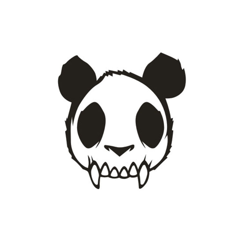 800x800 Huge Collection Of 'panda Skull Drawing' Download More Than