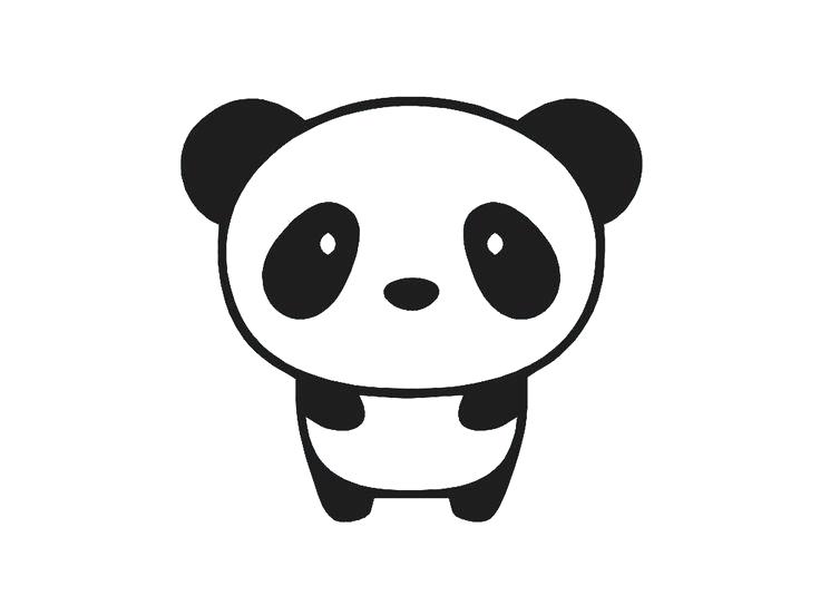 736x552 Panda Bear Draw Panda Bear Drawings Sketches