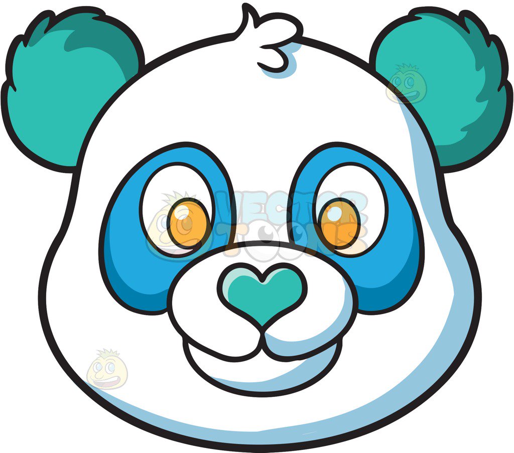 1024x903 Panda Head Clipart