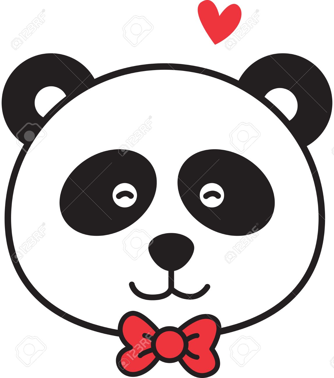 1148x1300 Cute Panda Head Clipart Free