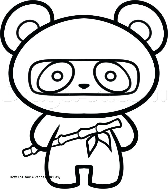 690x776 How To Draw A Panda Bear Step