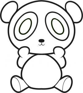 270x302 How To Draw A Panda Tutorial