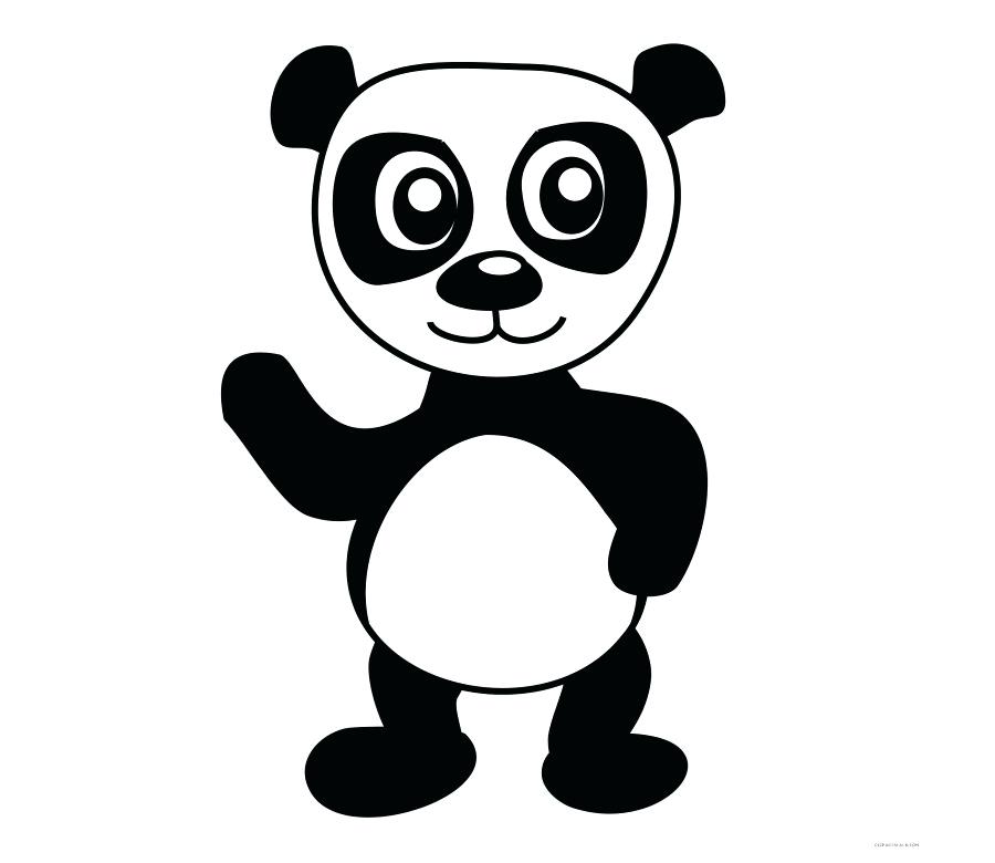 900x780 Panda Bear Drawing