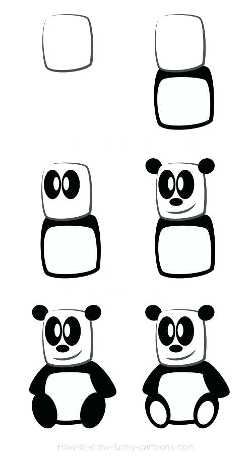 500x911 Panda Drawing Easy