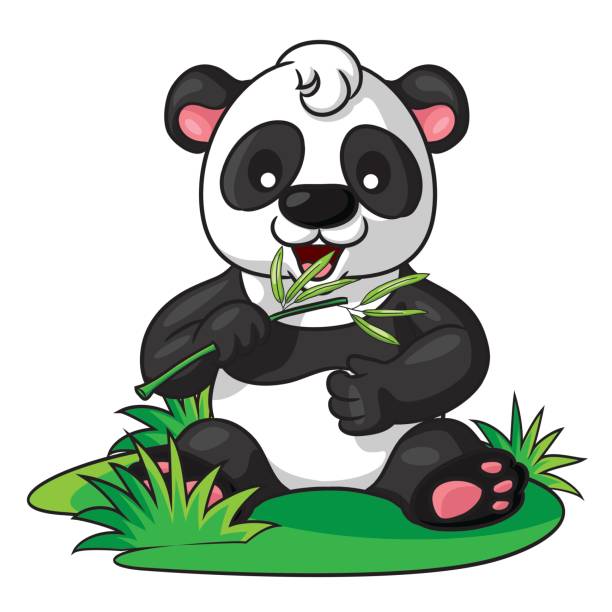 612x612 Collection Of Free Panda Clipart Eating Plant Amusement Clipart