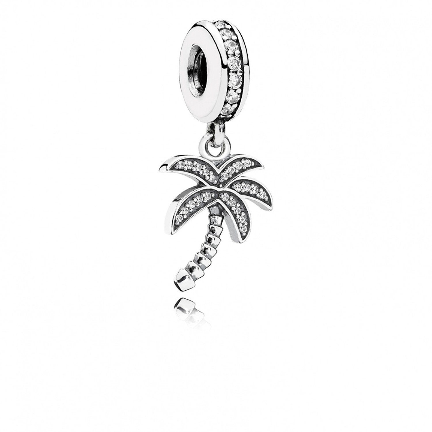 1500x1500 Pandora Charm Pendant Sparkling Palm Tree