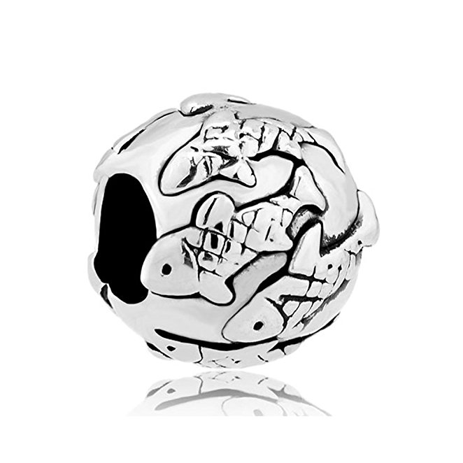 662x662 Pandora Swimming With Fish Photo Charm Buy Elegant And Best