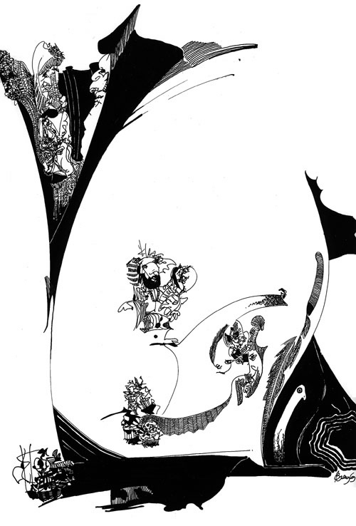 500x738 Ink Drawings