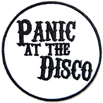 355x354 panic at the disco heavy metal punk rock music band logo patch sew