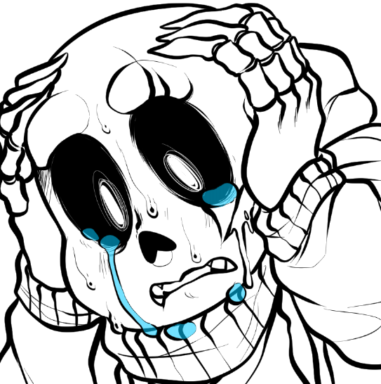 543x546 On Twitter Sans Has A Panic Attack The Movie