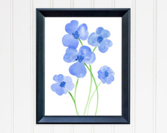 340x270 Pansy Print Etsy